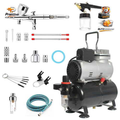 Airbrush kompressor kit - airbrush, kompressor-kit
