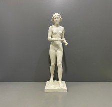 Rosenthal Figur Die Schreitende Frau Dame Akt Weiss O.Obermaier 1.Wahl H:44,5cm
