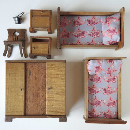 Schlafzimmer puppenmöbel holz - puppenmöbel,