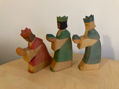 Vintage ostheimer holzfigur - ostheimer,