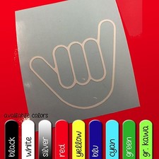 Shoker Hand Aufkleber Auto