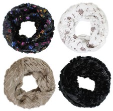 Kunstpelz Loop Schal Damen /