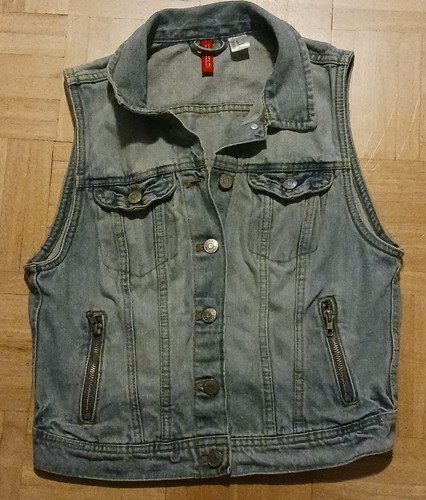 Divided jeans weste - h&m, hell
