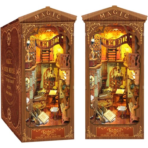 Buchregal holz miniatur - holz,