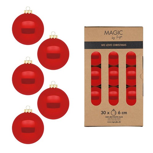 Weihnachtskugeln glas 6cm - weihnachtskugeln,