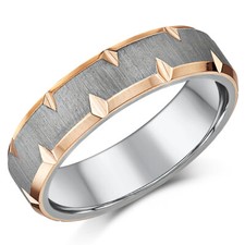 Ring 6 mm Titan 2 Farben IP