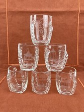 6x alte Gläser, hochwertige