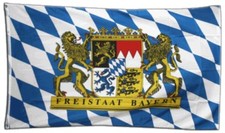 Deutschland Bayern Freistaat Hissflagge bayerische Fahnen Flaggen 60x90cm