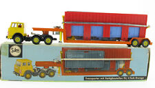 SIKU V 307 Hanomag Henschel Fertigbautransporter für Garage in OVP Box LKW