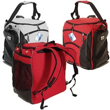 Skischuhtasche Professional Ski Stiefeltasche Boots Bag Gepolstert Rot Silber