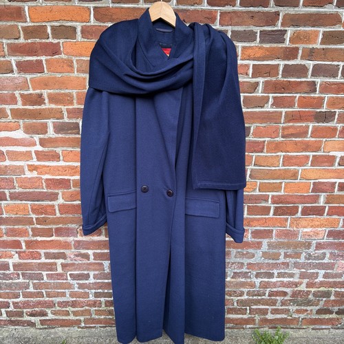 Blauer leichter wollmantel von - blauer,