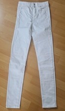 Jeans C&A Skinny Jeans, Jegging, High Waist, weiß, Gr. 34