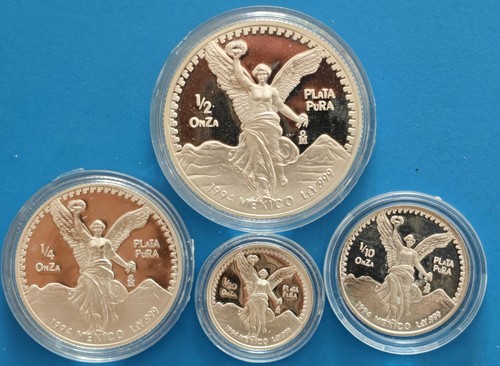4stk silbermünze libertad - 4stk,