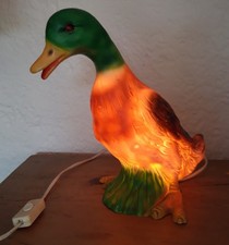 Kultige Wildente als Tischlampe oder Nachtlicht