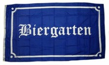 Fahne / Flagge Biergarten 90 x