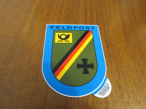 Bundeswehr aufkleber feldpost - bundeswehr,