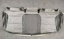 Original Audi A3 8P Sitzbezug Rücksitzbank Leder grau/schwarz 8P0885405 BJ QPA 