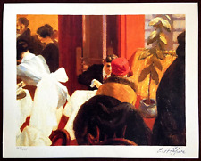 Edward Hopper Lithographie Bescheinigt 1986 275 Ex. (Henri Toulouse-Lautrec)