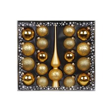 Weihnachtskugeln &  Spitze Set