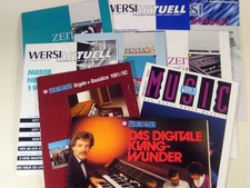 Wersi Orgeln Prospekte Kataloge Konvolut