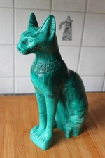 Katze Bastet, Malachit Imitat