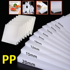 PP Platte Zuschnitt Stärke 0.3mm - 20mm Polypropylen Kunststoff Plastik flach
