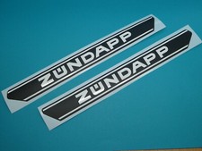 Zündapp Tank Schriftzug Aufkleber Dekor ZD ZR ZB ZA ZX ZS ZL ZE schwarz weiß