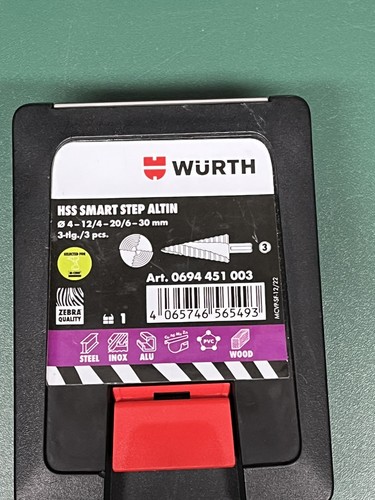 Würth spiralstufenbohrer - würth,