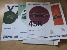 Porsche Poster Set 75 Years
