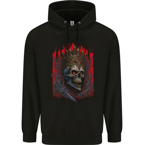Evil skull king - evil, metal