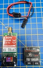 FAT SHARK IMMERSION RC Video Signal Sender 25mW FPV DROHNE Flugm.