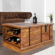 Massivholz Couchtisch BODEGA