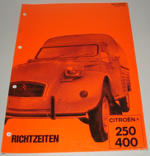 Richtzeiten katalog citroen - richtzeiten,