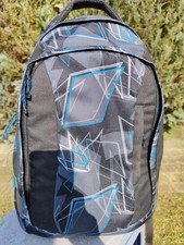 Satch Schulranzen  Schultasche Ranzen schwarz grau blau mit Sportbeutel