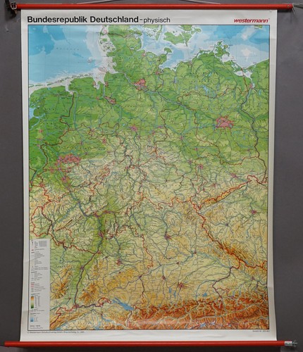 Schulwandkarte rollbild - schulwandkarte,