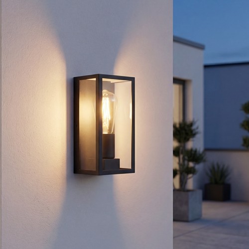 Wandlampe außen schwarz - wandlampe,