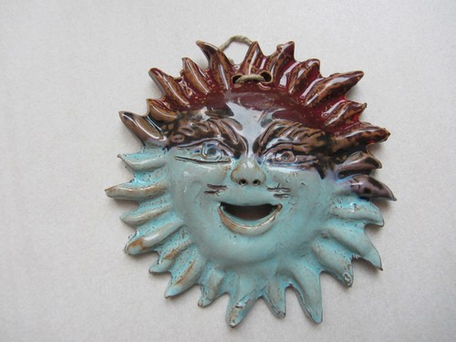 Terracotta glasiert farbig