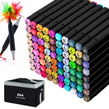 204 Farben Marker Stifte Set