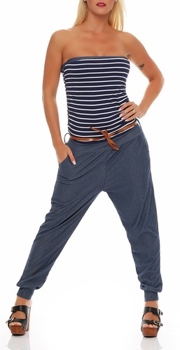 Damen jumpsuit jeans look - damen,