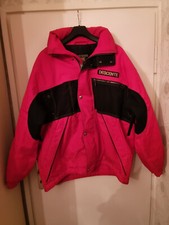 EYECATCHER! DESCENTE Skijacke ORIGINAL Vintage 90er Jahre, Gr.:50, Rot-Schwarz