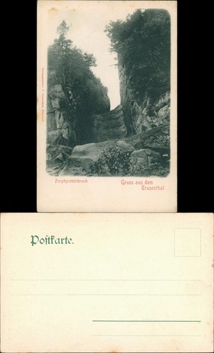 Ansichtskarte trusetal - ansichtskarte,