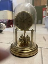 Jahresuhr Schatz Drehpendel-Uhr Quartz Glockenschlag-Uhr Höhe ca. 29cm Germany