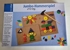 Jumbo-Hammerspiel von Ideenshop, 213-teilig, mit 2 Korkplatten + Vorlagen