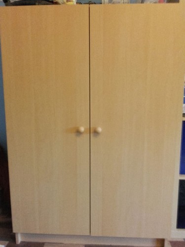 Kleiderschrank optik buche - kleiderschrank,