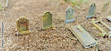 Spur N Grabsteine Kreuze 1:160 Friedhof Kirchen Gräber Gruft 13-teiliges Set