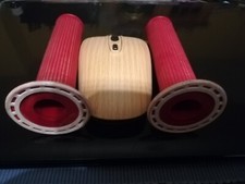 2 Piaggio ??? Vespa?? Handgriffe Original Neu Rarität Rot  Art.86 Made in Italy