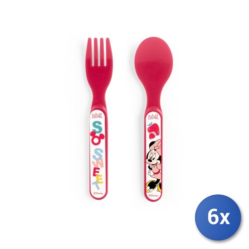 Lulabi set besteck minnie - set,