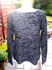 TOM TAILOR - Sportlicher Pulli, Pullover mit Nieten u. Silberfaden, Gr. M/L