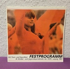 DDR -FESTPROGRAMM VII. TURN & SPORTFEST- LEIPZIG 1983 VINTAGE OSTALGIE 
