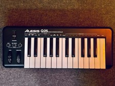 Alesis Q25 25-Key USB-Midi-Controller Keyboard Inklusive Netzteil